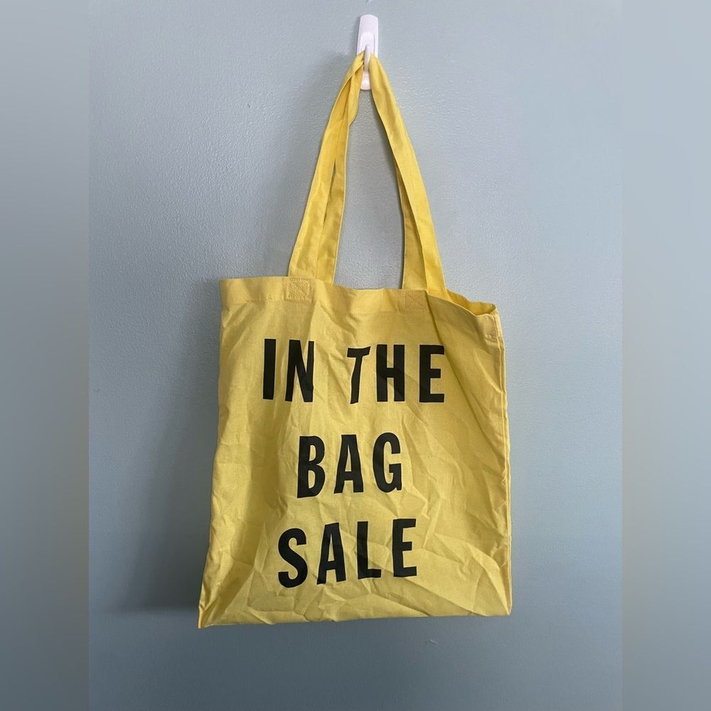 Urban Outfitters Promotional Display ‘In the Bag’ Sale Yellow Tote Bag